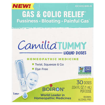Boiron Camilia Tummy жидкие дозы 30 шт 0.34 fl oz (1ml)