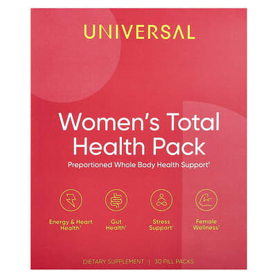 Женский комплекс витаминов Total Health, 30 упаковок