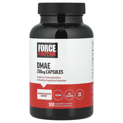DMAE, 250 mg, 100 растительных капсул