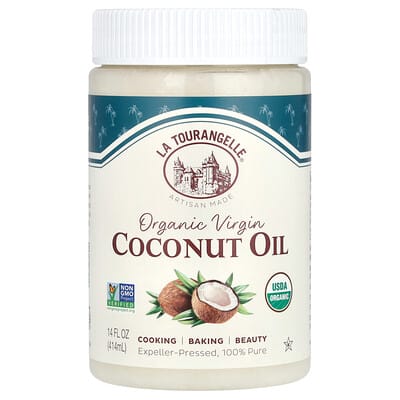 Organic Virgin Coconut Oil, 14 fl oz (414 ml)
