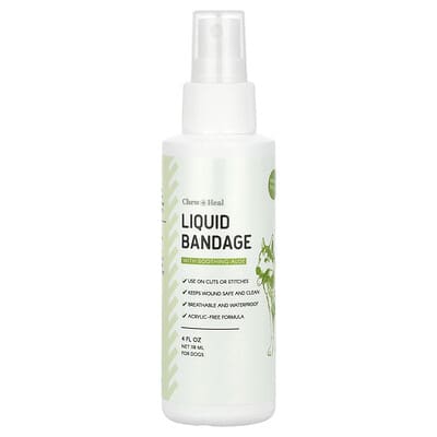 Chew + Heal Liquid Bandage для собак, 4 fl oz (118 ml)