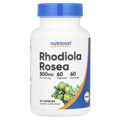 Nutricost Rhodiola Rosea, 500 mg, 60 капсул
