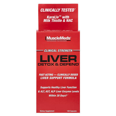 MuscleMeds Liver Detox & Defend™, 120 капсул