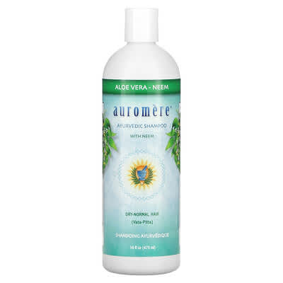 Аюрведический шампунь с нимом и алоэ вера, 16 fl oz (473 ml)