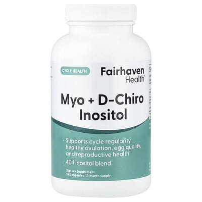 Myo + D-Chiro Inositol, 240 капсул