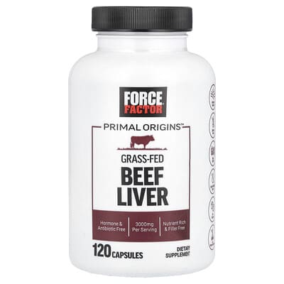 Primal Origins™, Grass-Fed Beef Liver, 150 Capsules (600 mg per Capsule)