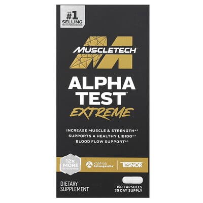 MuscleTech AlphaTest™ Extreme, 150 капсул