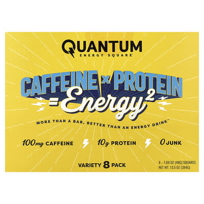 Caffeine x Protein Snack, ассорти, 8 шт., 1.69 oz (48 g) каждая