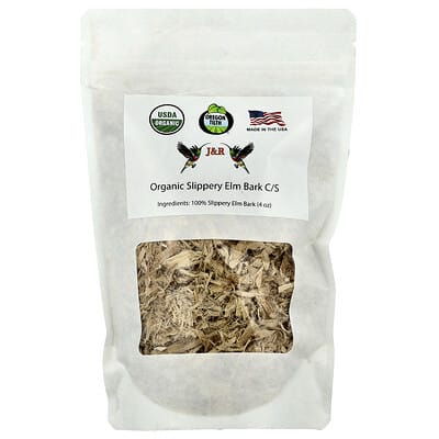 J&R Port Trading Органическая кора скользкого вяза, 4 oz