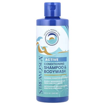Stream2Sea Шампунь и гель для душа Active Conditioning, 8.5 fl oz (250 ml)