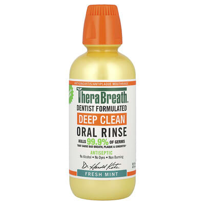 Deep Clean Oral Rinse, Fresh Mint, 16 fl oz (473 ml)