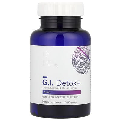G.I. Detox™ +, Zeolite, Charcoal & Herbal Formula, 60 капсул