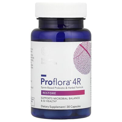 Proflora™ 4R, пробиотик на основе спор и травяная формула, 30 капсул