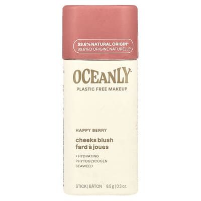 Oceanly™, Cheeks Blush, Happy Berry, 0.3 oz (8.5 g)
