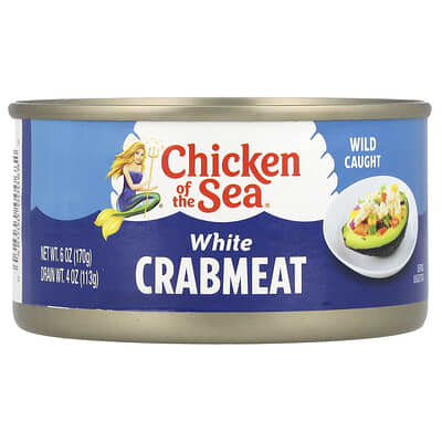 Chicken of the Sea мясо белого краба, Wild Caught, 6 oz (170 g)