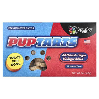 PupTarts лакомство для собак, арахисовое масло, 142 g