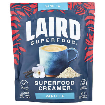 Superfood Creamer®, Vanilla, 8 oz (227 g)
