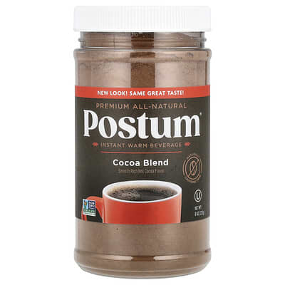 Instant Warm Beverage, Cocoa Blend, Caffeine Free, 8 oz (227 g)