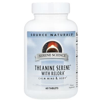 Serene Science®, Theanine Serene® с Relora®, 60 таблеток