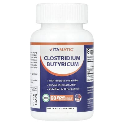 Clostridium Butyricum, 25 Million AFU, 60 капсул DRcaps