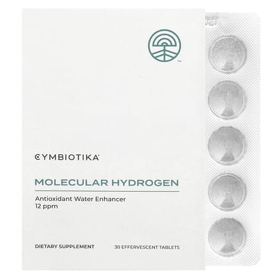 Cymbiotika Шипучие таблетки с молекулярным водородом, 30 шт (80 mg на таблетку)