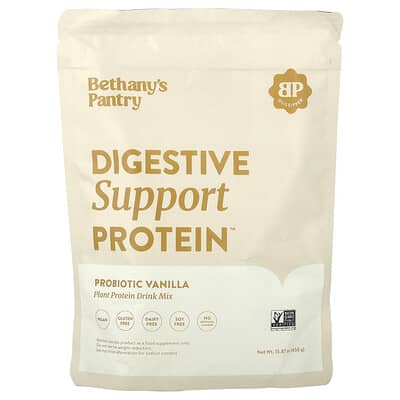Bethany's Pantry, Digestive Support Protein™, Probiotic Vanilla, 15.87 oz (450 g)