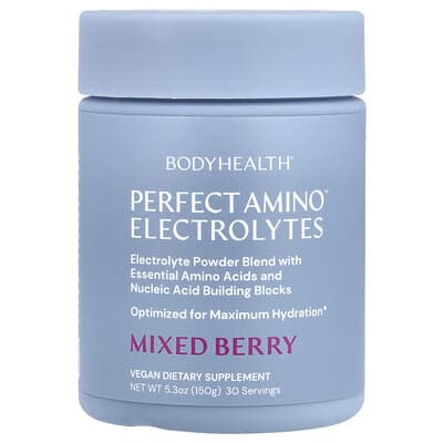 Perfect Amino™ Electrolytes, Mixed Berry , 5.3 oz (150 g)