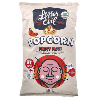 Popcorn, Fiery Hot!, 4.6 oz (130 g)
