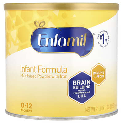 Infant Formula, Milk-Based Powder With Iron, 0-12 Months, 21.1 oz (598 g)