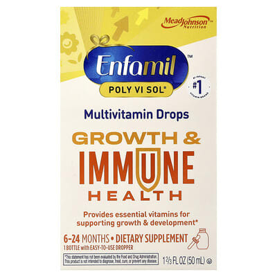 Poly Vi Sol®, Multivitamin Drops, 6-24 Months, 1 2/3 fl oz (50 ml)