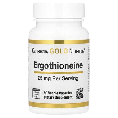 Ergothioneine, 25 mg, 90 Veggie Capsules
