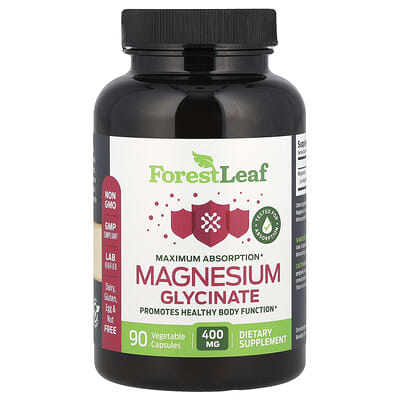 Magnesium Glycinate, Maximum Absorption, 90 вегетарианских капсул