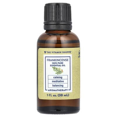 Натуральное эфирное масло The Vitamin Shoppe, Frankincense, 1 fl oz (30 ml)