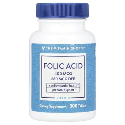 Фолиевая кислота, 680 mcg DFE, 300 таблеток