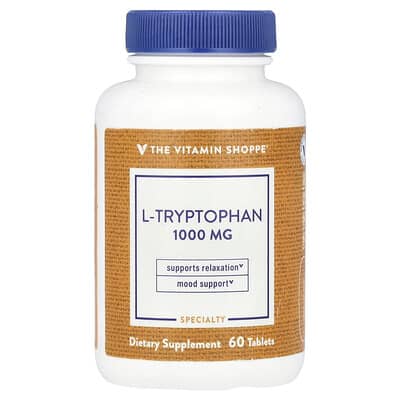 L-Tryptophan, 1,000 mg, 60 таблеток
