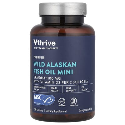 Wild Alaskan Fish Oil Mini, 120 мягких капсул