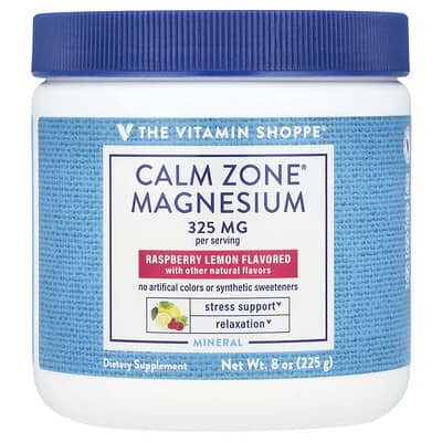 Магний Calm Zone®, малиновый лимонад, 8 oz (225 g)