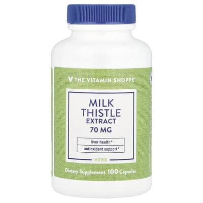 Milk Thistle Extract, 70 mg, 100 Capsules