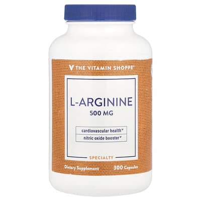 L-Arginine, 500 mg, 300 капсул