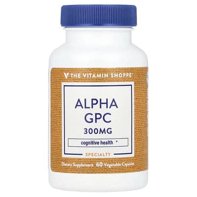Alpha GPC 300 mg, 60 растительных капсул