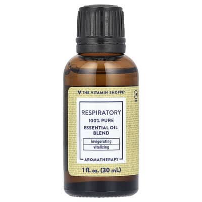 100% Pure Essential Oil Blend, Respiratory , 1 fl oz (30 ml)