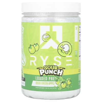 Loaded Pre, Sour Punch® Sour Green Apple, 16.5 oz (486 g)