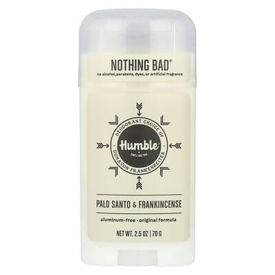 Aluminum-Free Deodorant, Palo Santo & Frankincense, 2.5 oz (70 g)