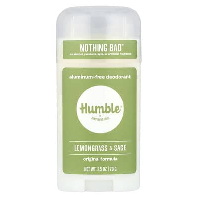 Aluminum-Free Deodorant, Lemongrass & Sage, 2.5 oz (70 g)