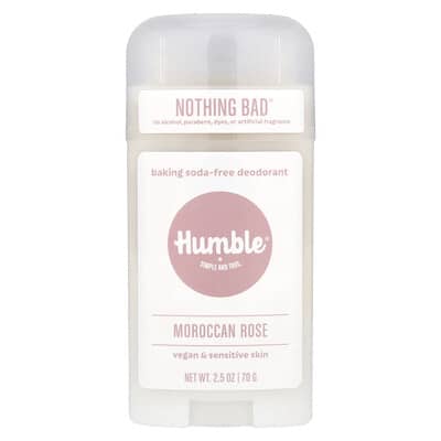 Baking Soda-Free Deodorant, Moroccan Rose , 2.5 oz (70 g)