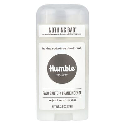 Дезодорант Humble Brands Baking Soda-Free, Palo Santo & Frankincense, 2.5 oz (70 g)