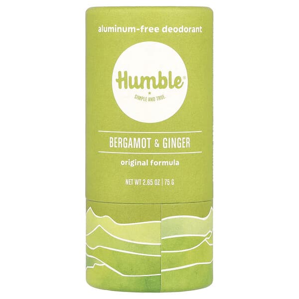 Aluminum-Free Deodorant, Bergamot & Ginger, 2.65 oz (75 g)