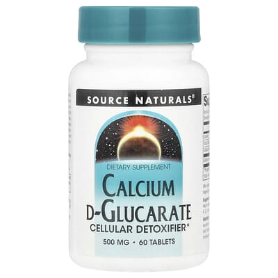 Calcium D-Glucarate, 500 mg , 60 Tablets
