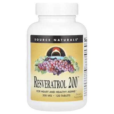 Resveratrol 200™, 200 mg, 120 таблеток
