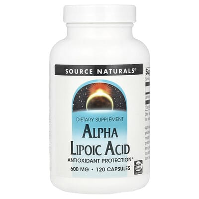 Альфа-липоевая кислота, 600 mg, 120 капсул